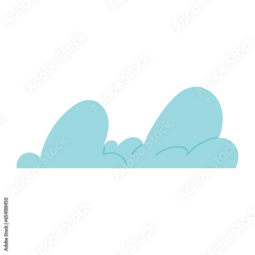 Steam cloud puffs of different shapes and sizes. Isolated abstract vapor silhouette flow, smoky elements of gas explosions, dust or vapor. Comic clouds, steaming smoke flows, steam explosion cloud.