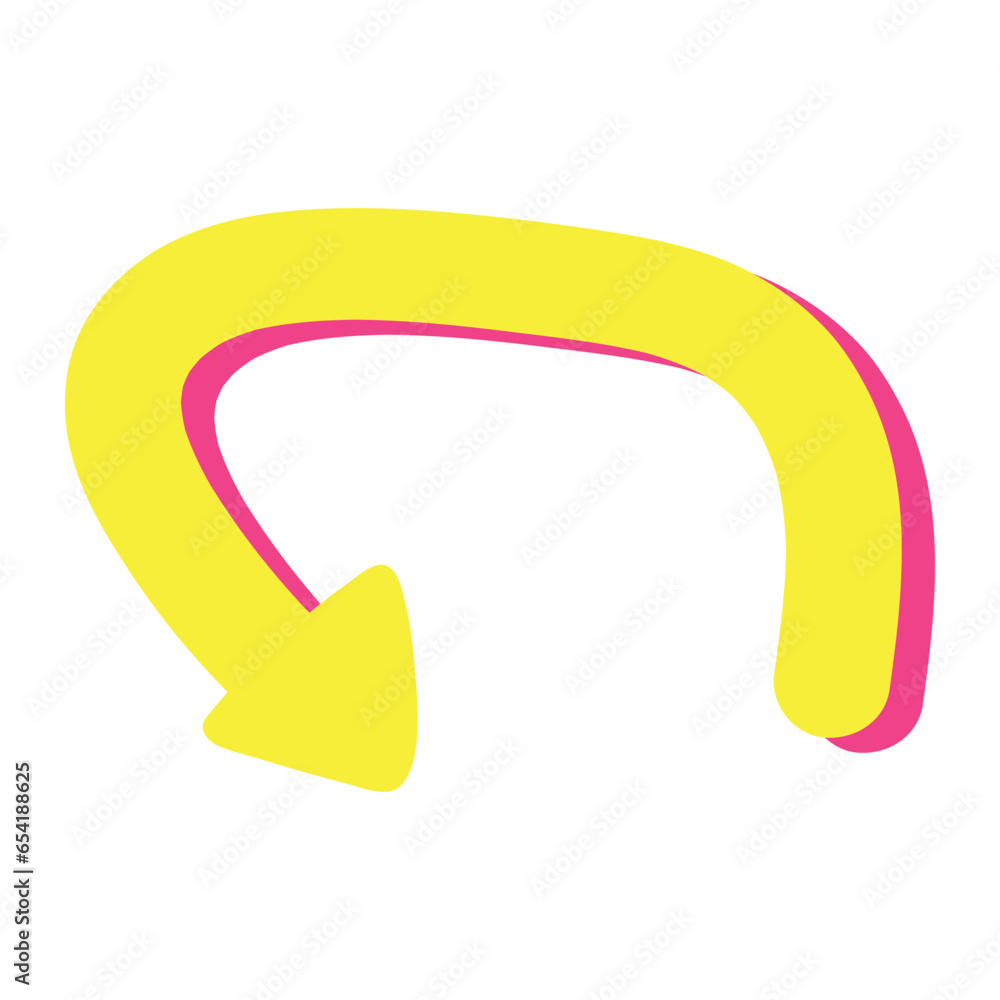 Doodle spiral arrows icon. Design quirky twist zigzag line, spring coil, curve wave. Vector illustration Doodle spiral arrows icon. Design quirky twist zigzag line, spring coil, curve wave. Vector illustration