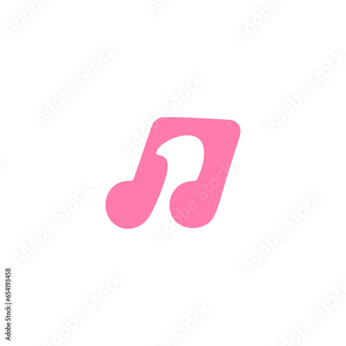 dove bird note music minimalist logo design