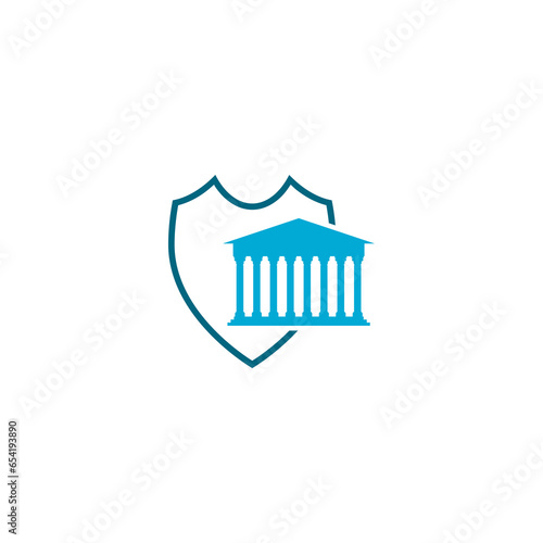 Bankruptcy insurance icon isolated on transparent background