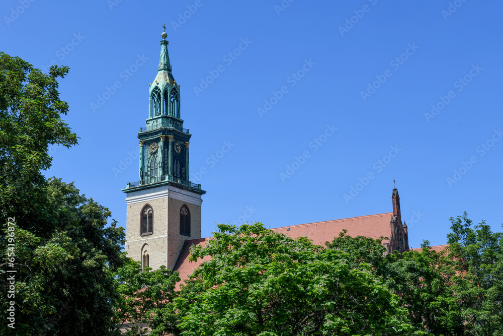 View at St. Mary's Church at Berlin on Germany