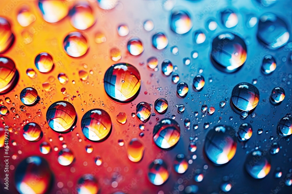 Abstract background with colorful water drops Abstract background with colorful water drops