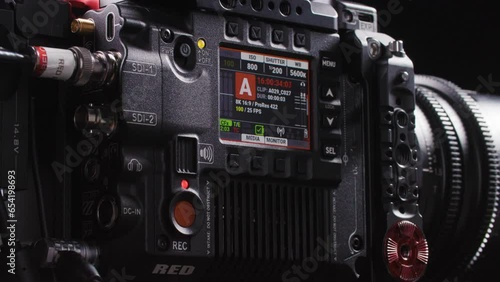 Enregistrement sur caméra de cinéma RED Raptor 8K