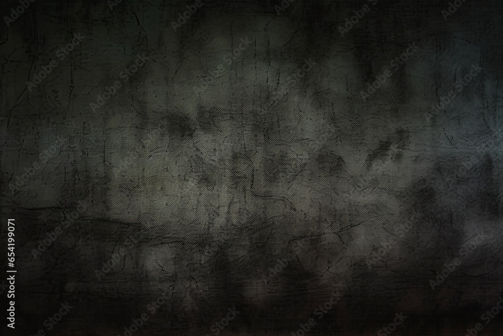 abstract black rough grunge texture, horror theme background for scary poster design, Generative AI