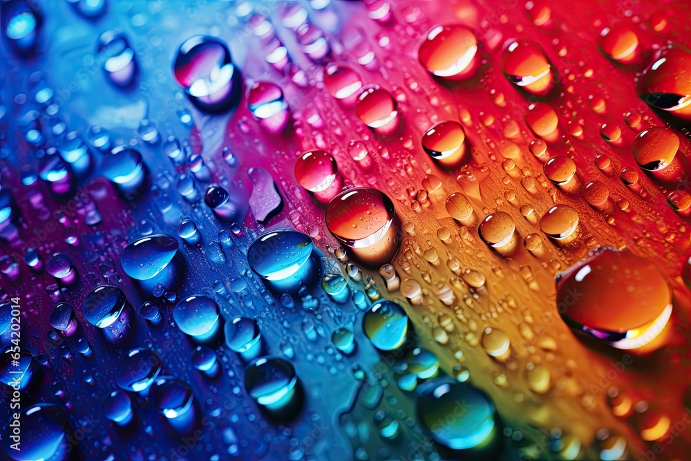 Abstract background with colorful water drops Abstract background with colorful water drops
