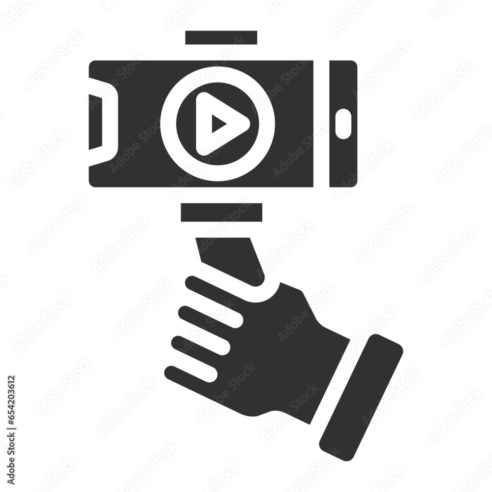 Live Streaming Vector Solid Icon, Streaming Icons Collection, Live Streaming silhouette. Live Streaming Vector Solid Icon, Streaming Icons Collection, Live Streaming silhouette.