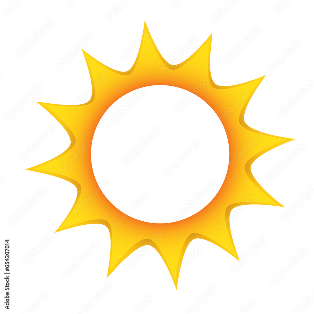 sun shining art drawn round frame sun shining art drawn round frame