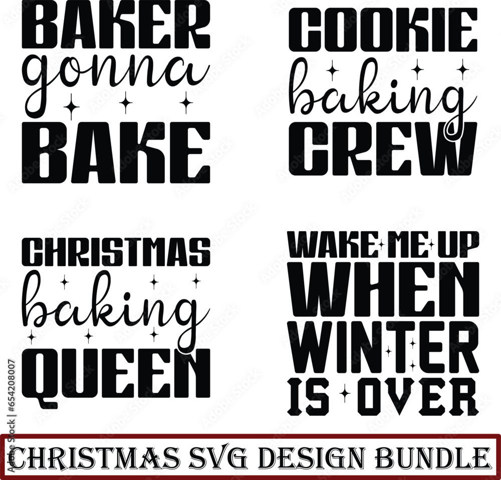 Obraz premium christmas svg design bundle 