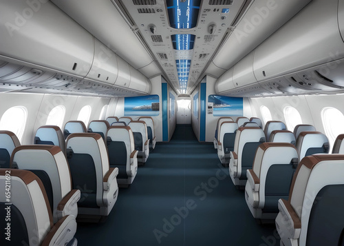 Avion interieur 6 IA photo