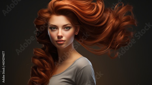 Woman Hair Stylist Model AI Generative
