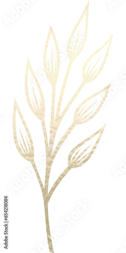 Textteiler, Bordüre, Textbordüre, gold  mit transparentem Hintergrund
