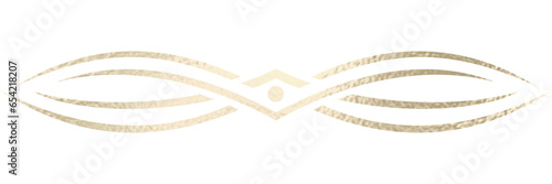 Textteiler, Bordüre, Textbordüre, gold mit transparentem Hintergrund