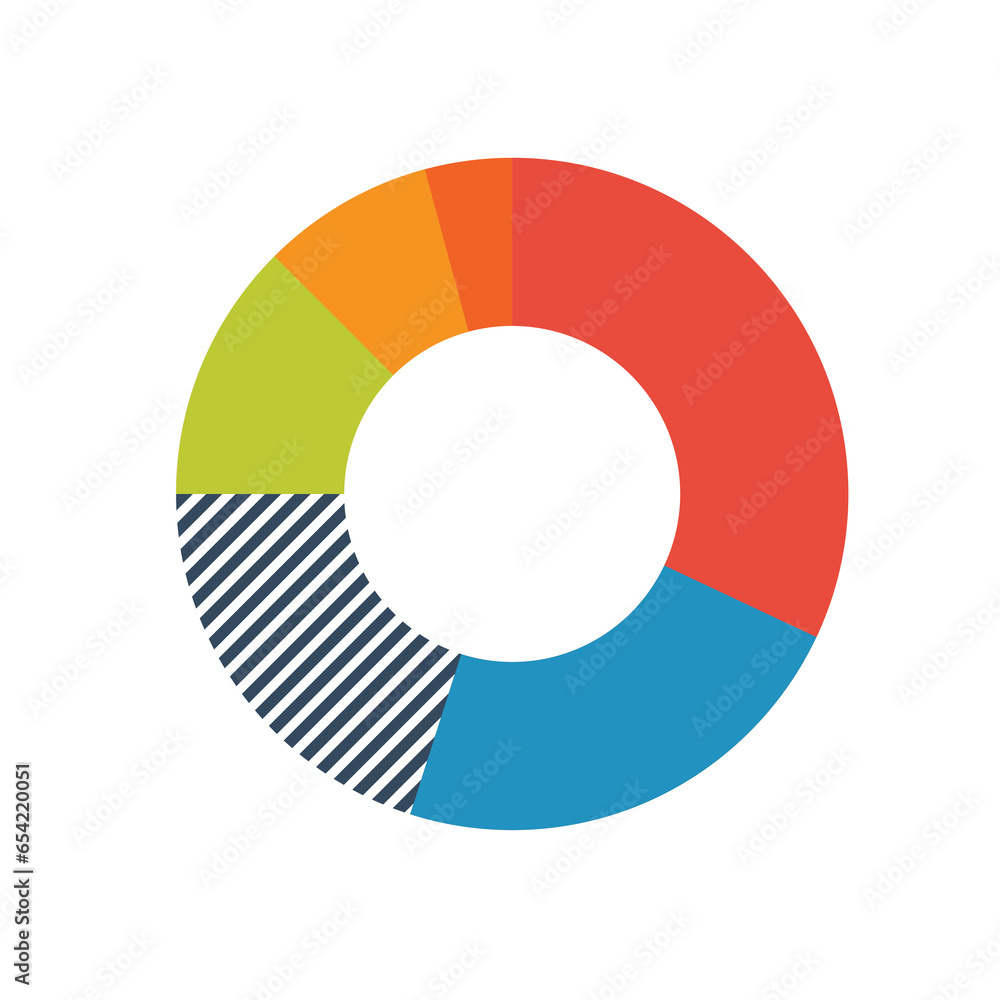 Obraz premium Pie chart illustration