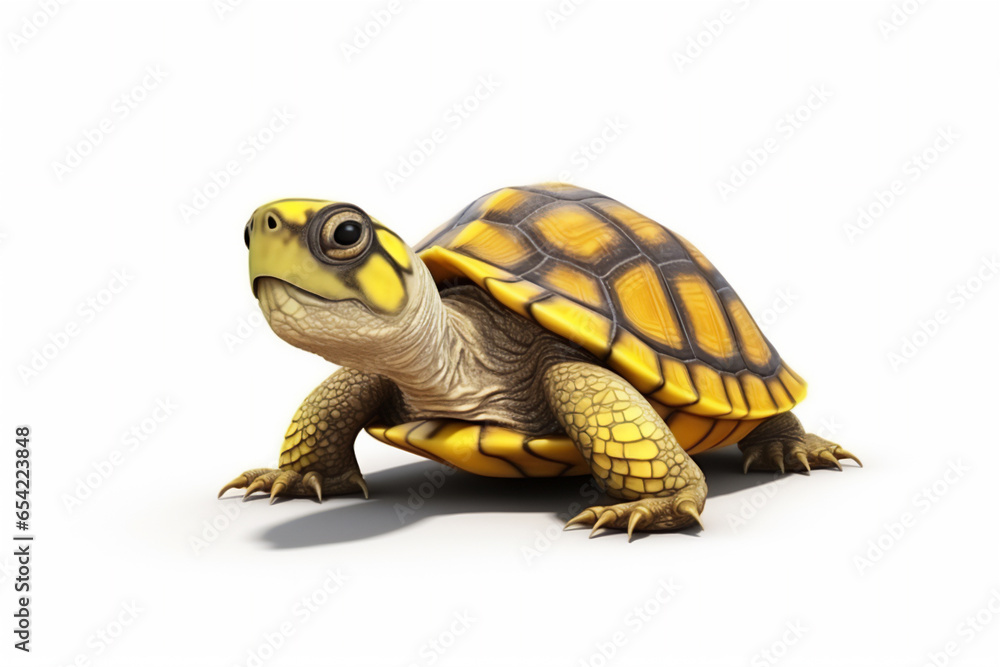 Obraz premium turtle isolated on white background