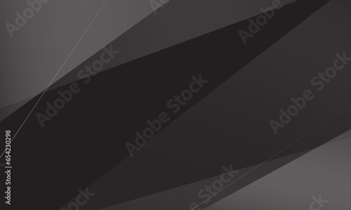 Abstract black and white geometric background. Vector illustration