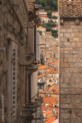Dubrovnik city details medieval buildings old game of thrones