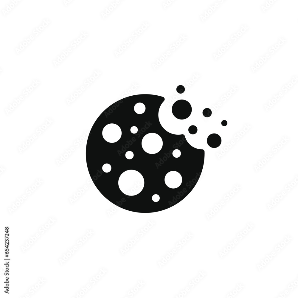 Cookies icon isolated on white background Cookies icon isolated on white background