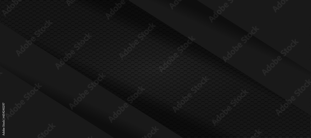 black hexagon material modern background black hexagon material modern background