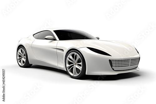 new car isolated on transparent background