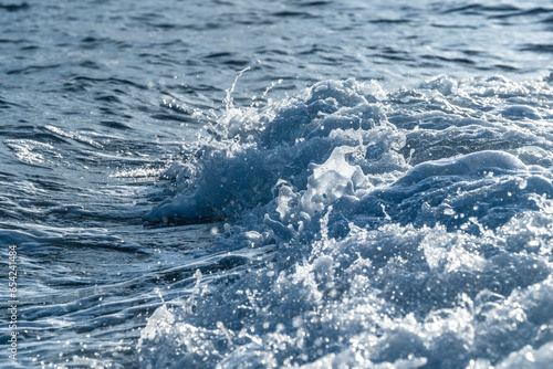 liquid sea wave foam ocean close up © PIC by Femke