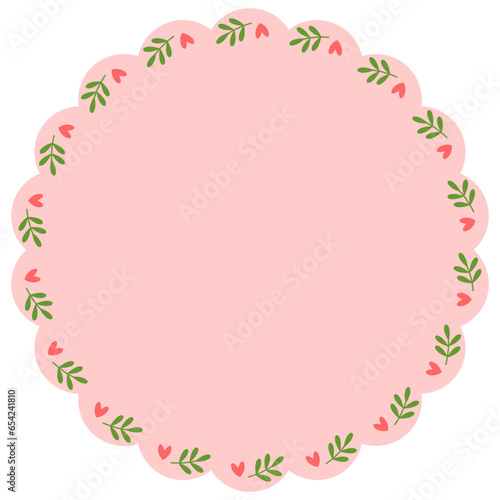 Circle Scalloped Frame