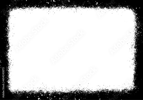 Marco de textura de salpicaduras de pintura tipo spray sobre un fondo blanco, con efecto art√≠stico y din√°mico. Recurso gr√°fico, decoraci√≥n, arte o publicidad. Texturas reales hechas a mano photo