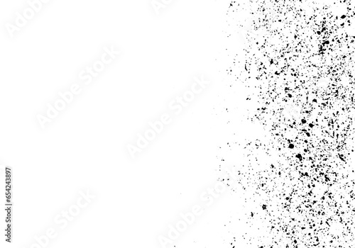Texturas de salpicaduras lateral de pintura tipo spray sobre un fondo blanco, con efecto art√≠stico y din√°mico. Recurso gr√°fico, decoraci√≥n, arte o publicidad. Texturas reales hechas a mano photo