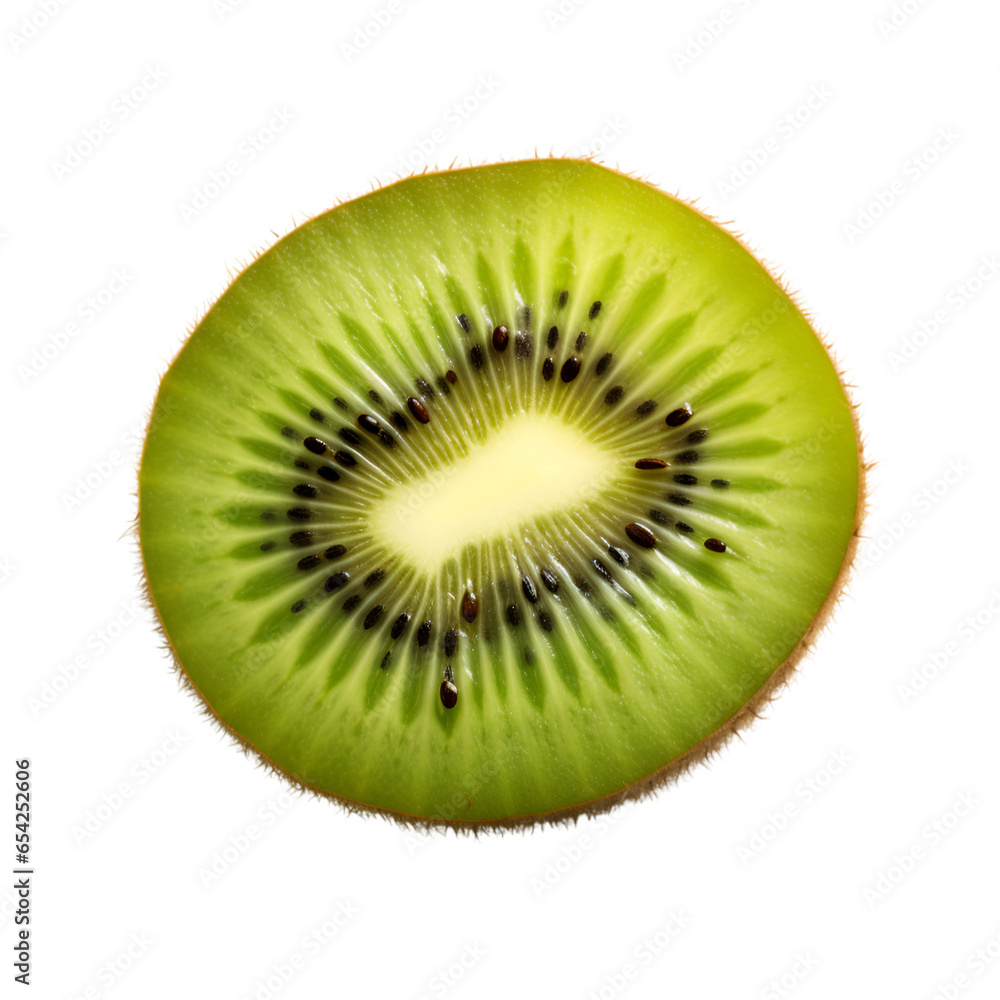 Kiwi Slice Isolated on Transparent or White Background Kiwi Slice Isolated on Transparent or White Background
