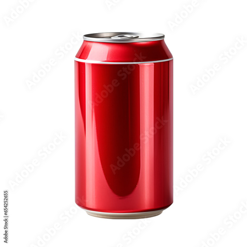 Can of Soda Isolated on Transparent or White Background