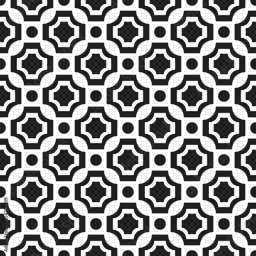 abstract seamless ornament pattern vector illustration
