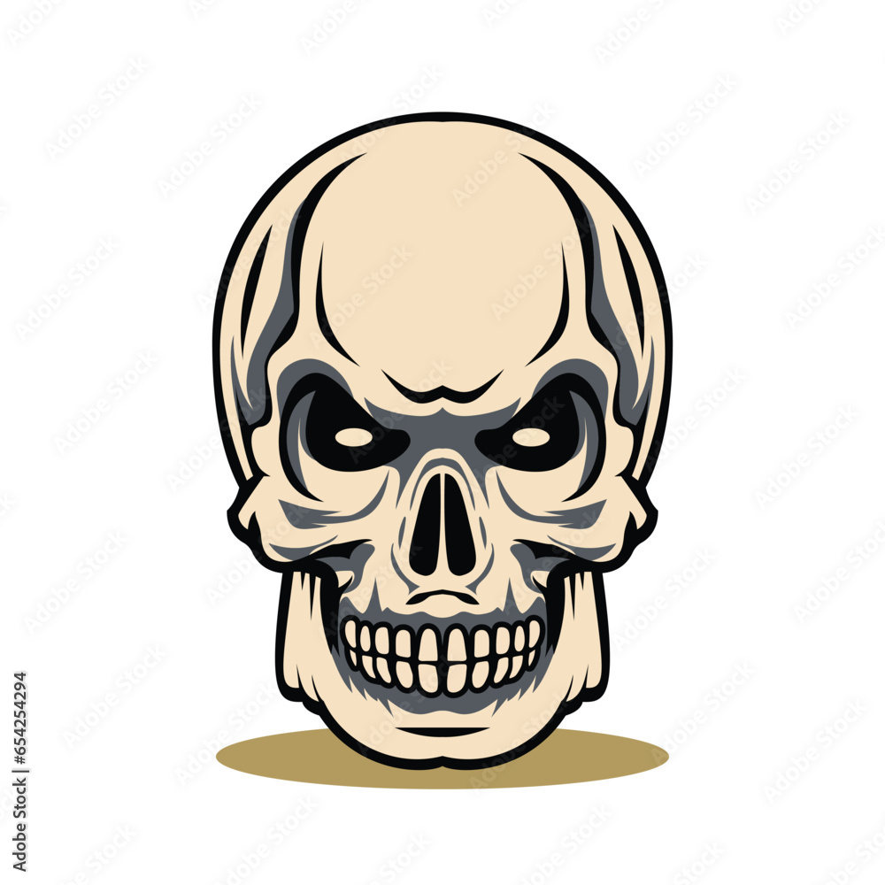 Fototapeta premium skull vector