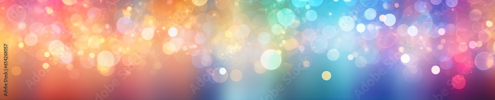 rainbow colors abstract background with bokeh and blurred room for text. rainbow colors abstract background with bokeh and blurred room for text.