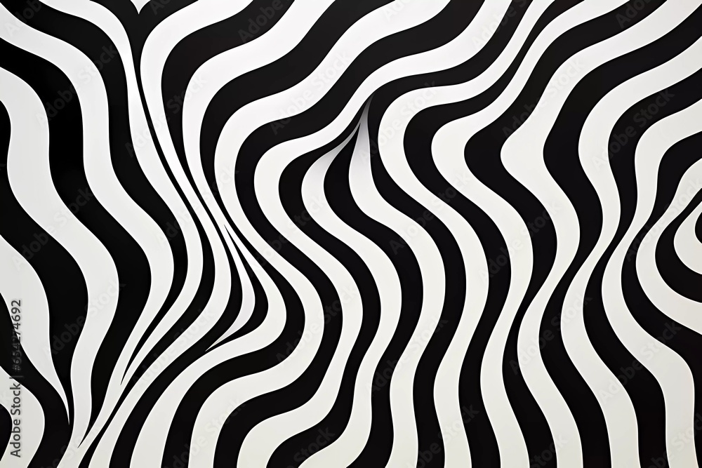 Geometric optical art in monochrome Geometric optical art in monochrome