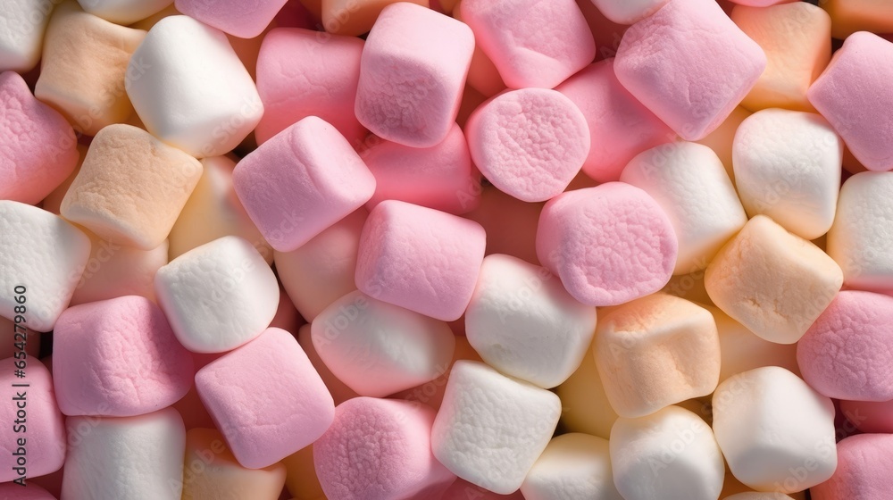 Marshmallows background Marshmallows background