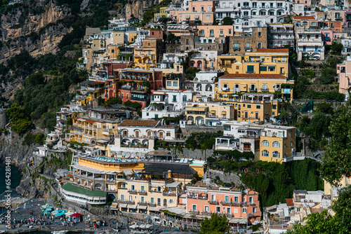 Italian island with medditerranean houses