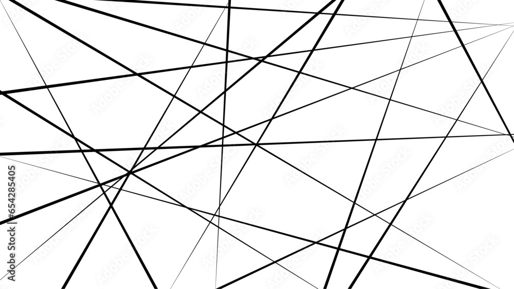 Obraz premium Trendy random diagonal lines image. Black diagonal line isolated on white background. Beautiful photo.