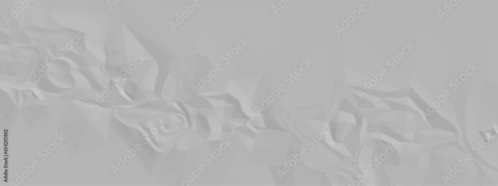Fototapeta premium A crumpled sheet of white paper abstract background. white crumpled paper texture background.