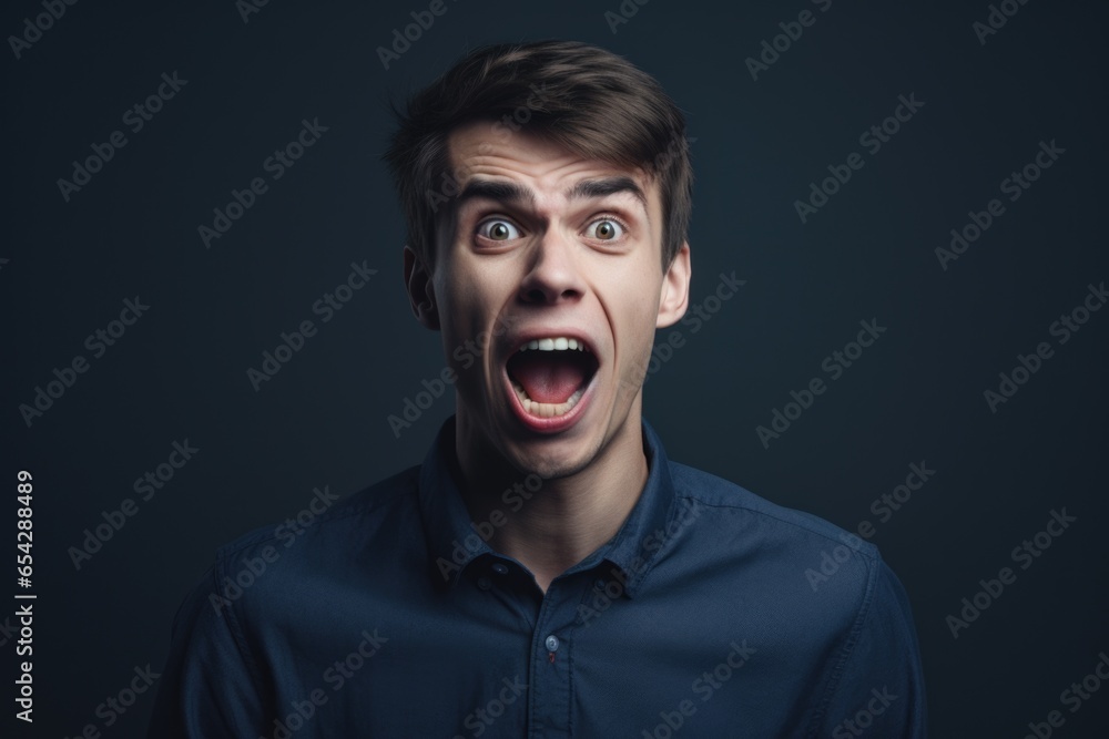 A man with a surprised look on his face. Suitable for illustrating shock, surprise, or unexpected situations. A man with a surprised look on his face. Suitable for illustrating shock, surprise, or unexpected situations.