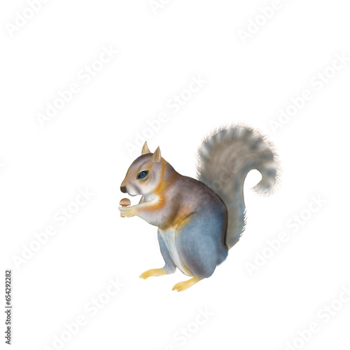 squirrel with nut