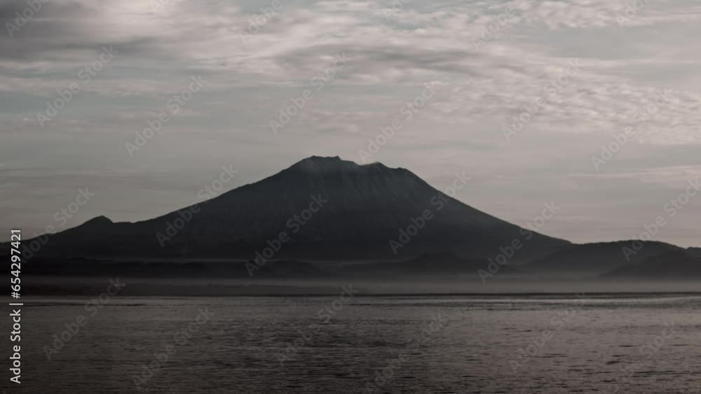 ancient mountain from the sea black and white ancient mountain from the sea black and white