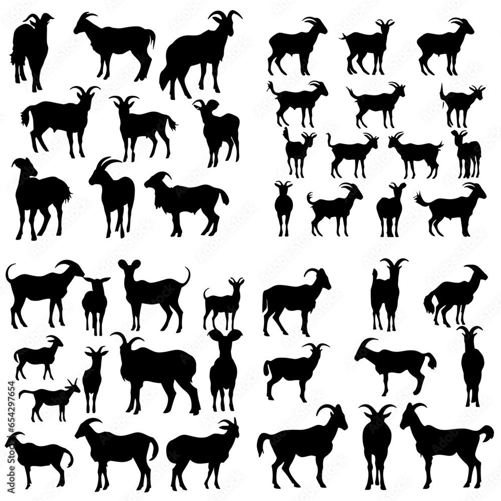 farm animals silhouettes farm animals silhouettes