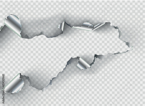 Glass framework, broken glass set. Vector illustration