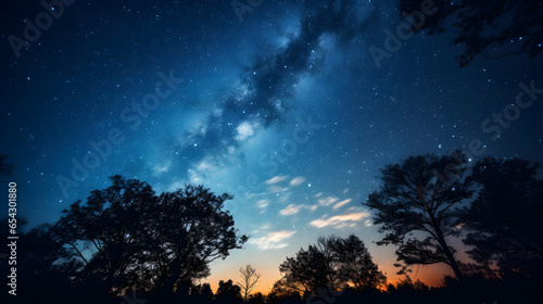 Milky Way Galaxy at Night