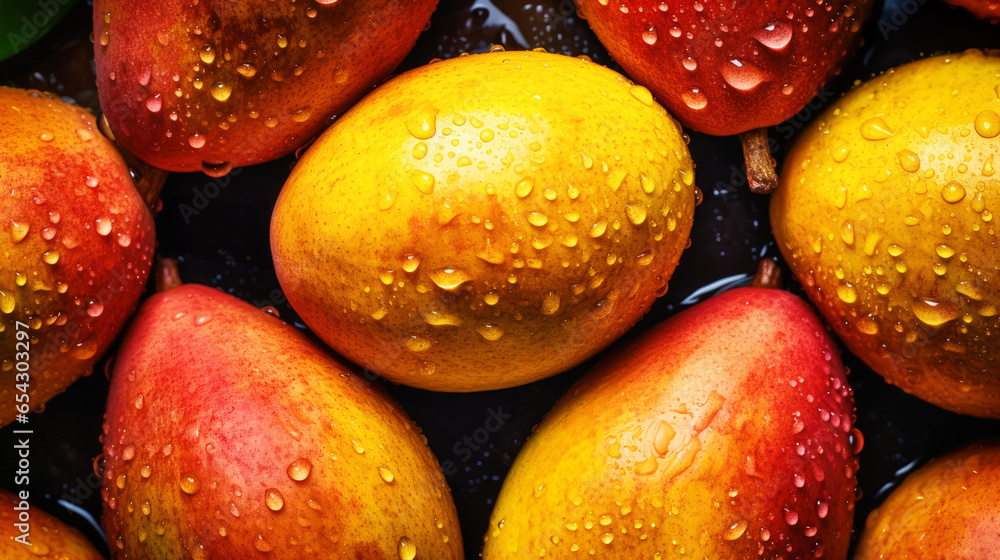 Vibrant Mangoes Mango Background Vibrant Mangoes Mango Background