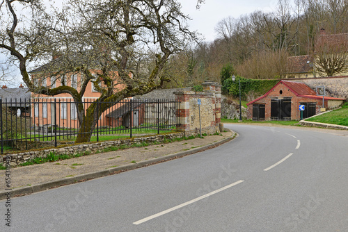 Montreuil sur Epte; France - march 16 2023 : village center photo