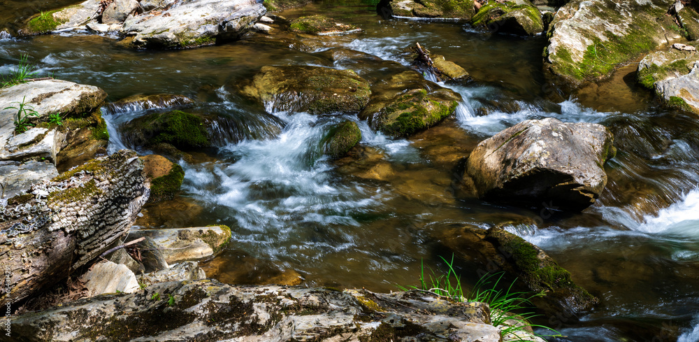 The beautiful Cedar Creek river in Virginia Natural Bridge The beautiful Cedar Creek river in Virginia Natural Bridge
