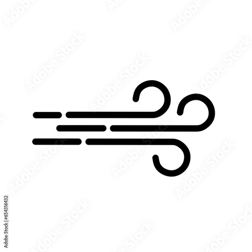 wind icon vector with simple design.air icon