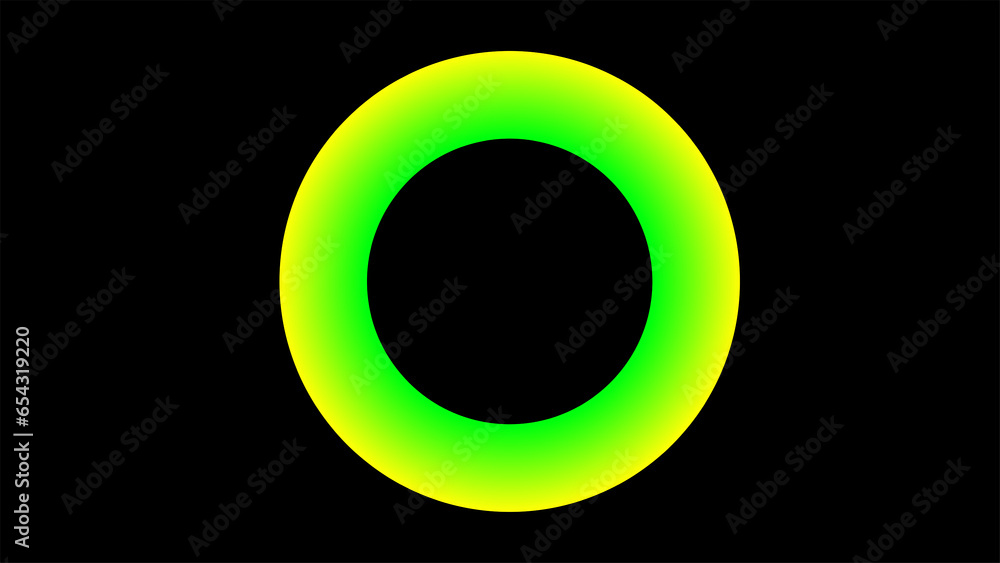 Set of glowing neon color circles round curve shape with wavy dynamic lines isolated on black background technology concept. Circular light frame border. You can use for badges, price tag, label Set of glowing neon color circles round curve shape with wavy dynamic lines isolated on black background technology concept. Circular light frame border. You can use for badges, price tag, label
