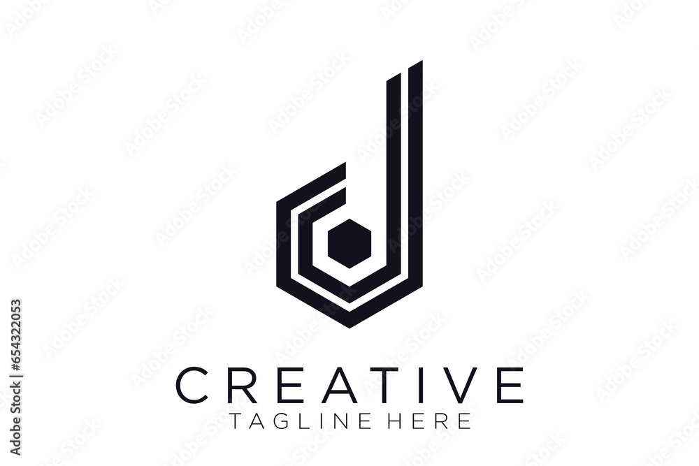 abstract initial letter D logo design template. icons for business of luxury, elegant, simple abstract initial letter D logo design template. icons for business of luxury, elegant, simple