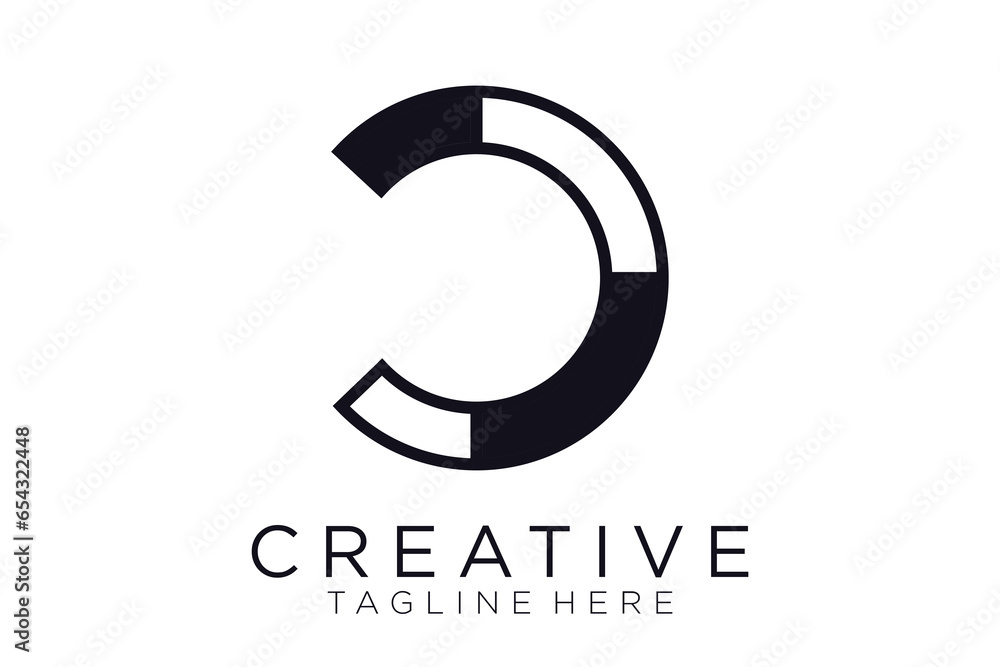 abstract initial letter D logo design template. icons for business of luxury, elegant, simple abstract initial letter D logo design template. icons for business of luxury, elegant, simple